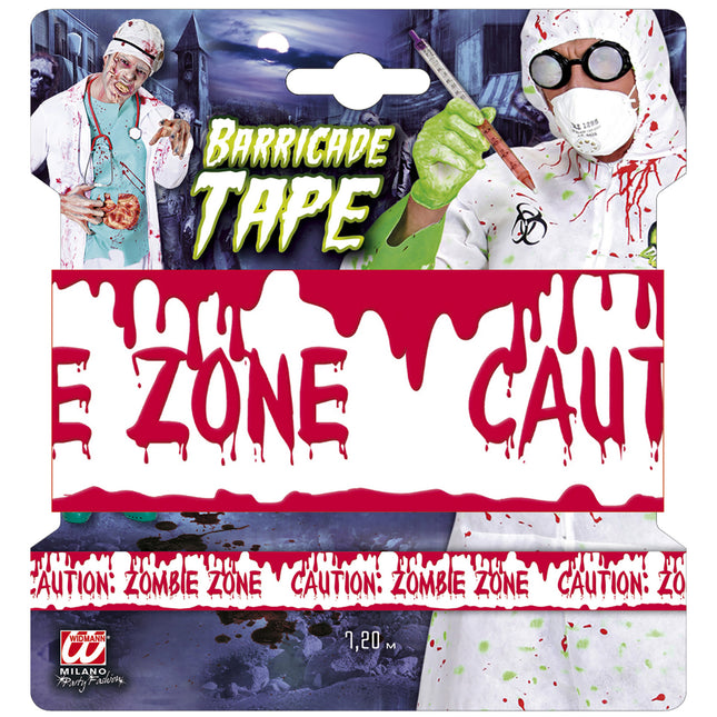 Wstążka Halloween Zombie Zone 7,2 m