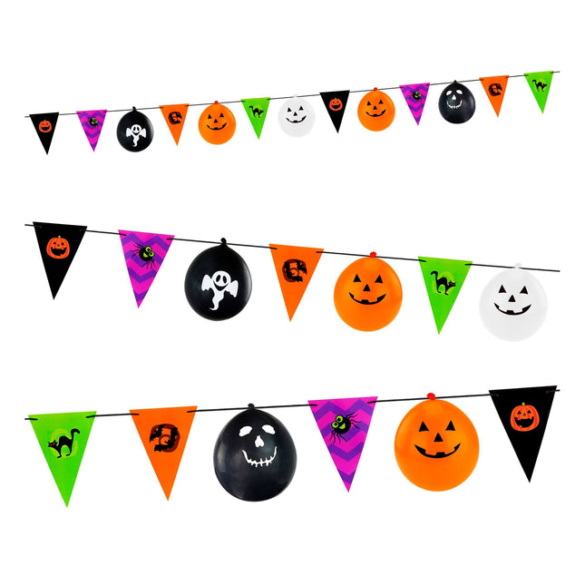 Kolorowa girlanda na Halloween 3,6 m