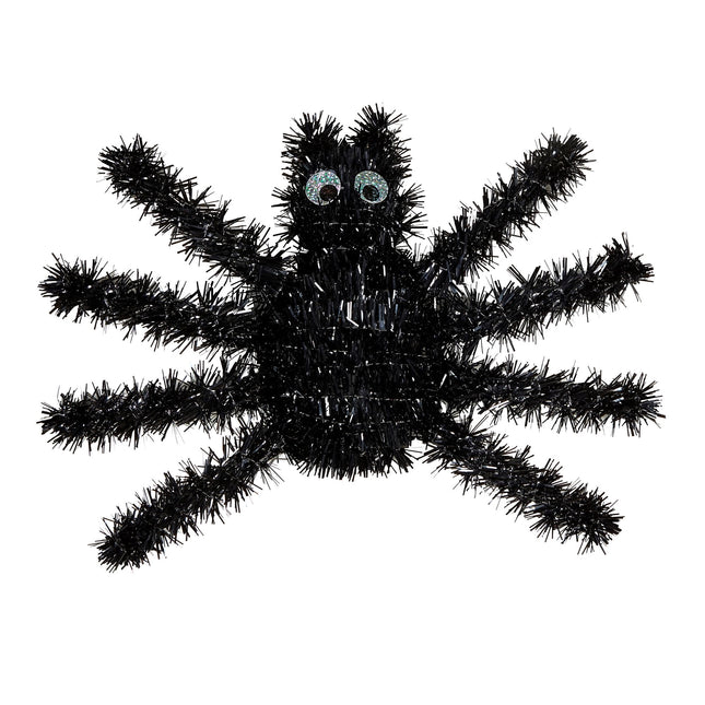 Czarny sztuczny pająk 36 cm
