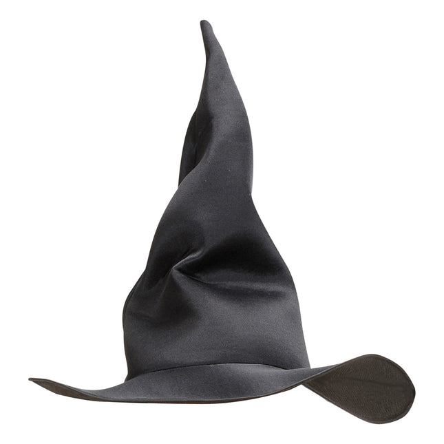 Halloweenowy kapelusz czarownicy czarny dziecięcy pognieciony