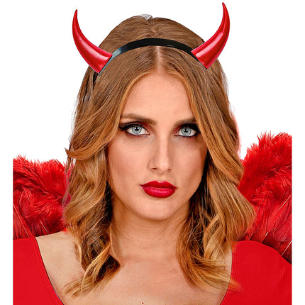 Opaska do włosów na Halloween Diabelskie rogi