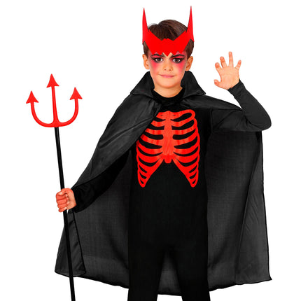 Pelerynka na Halloween Czarne Dziecko