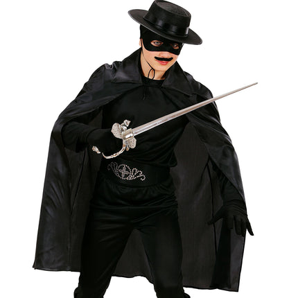 Pelerynka na Halloween Czarne Dziecko