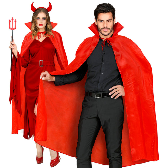 Pelerynka na Halloween Czerwony Diabeł 1,3 m