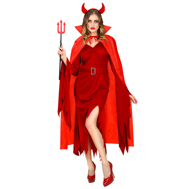 Pelerynka na Halloween Czerwony Diabeł 1,3 m