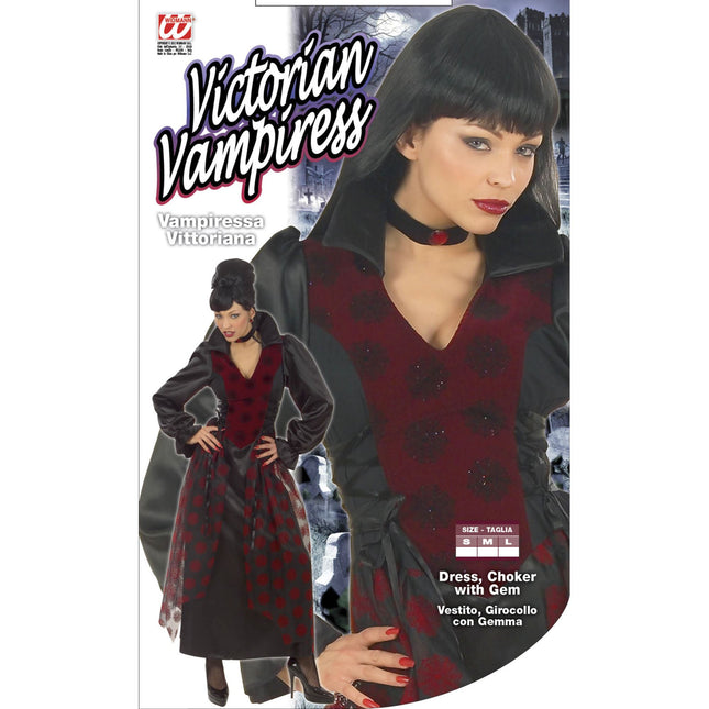Sukienka na Halloween damska wiktoriański wampir