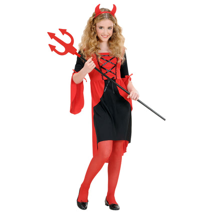 Sukienka na Halloween Czerwona Dziewczyna Diabeł