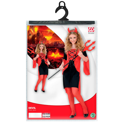 Sukienka na Halloween Czerwona Dziewczyna Diabeł