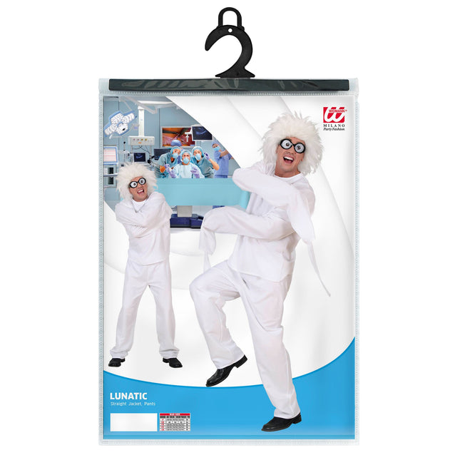 Kostium na Halloween Biały Męski Szalony