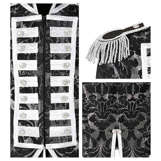 Kurtka Circus Black Silver Ladies