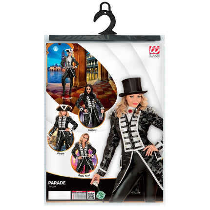 Kurtka Circus Black Silver Ladies