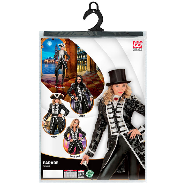 Kurtka Circus Black Silver Ladies