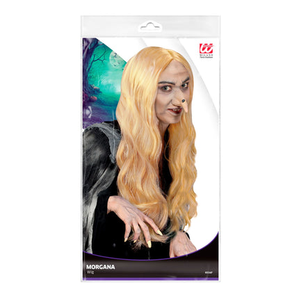 Peruka na Halloween Blond Czarownica