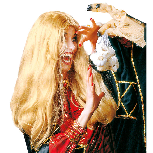 Peruka na Halloween Blond Czarownica