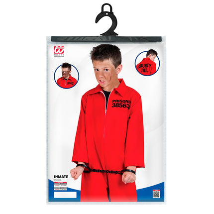 Kostium na Halloween chłopiec więzień