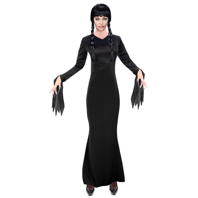 Czarna sukienka damska na Halloween