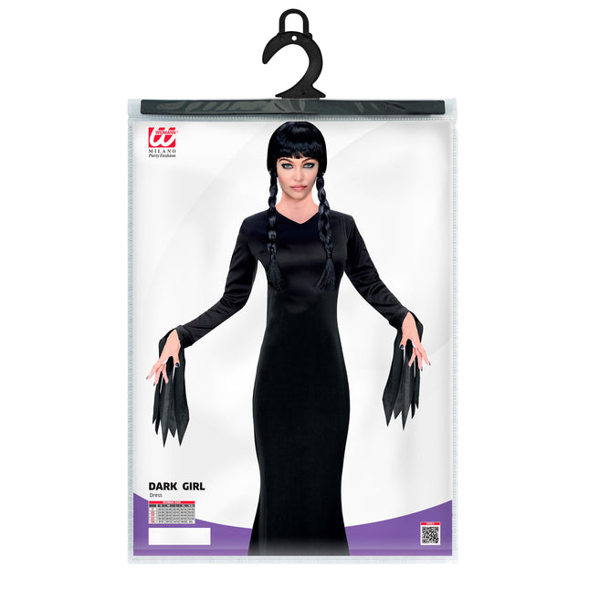 Czarna sukienka damska na Halloween