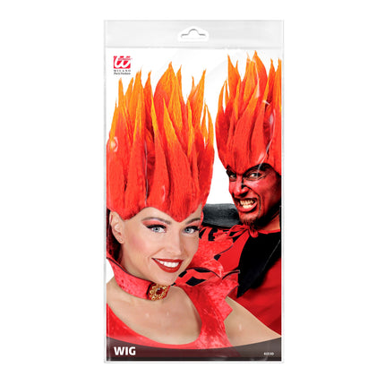 Peruka na Halloween Orange Diablo