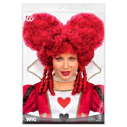 Peruka na Halloween Red Baroque