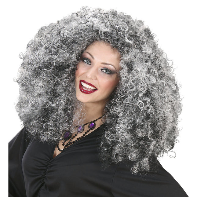 Peruka na Halloween Grey Witch Crucible