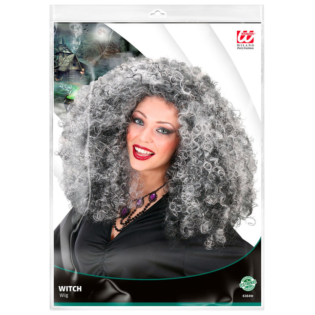 Peruka na Halloween Grey Witch Crucible