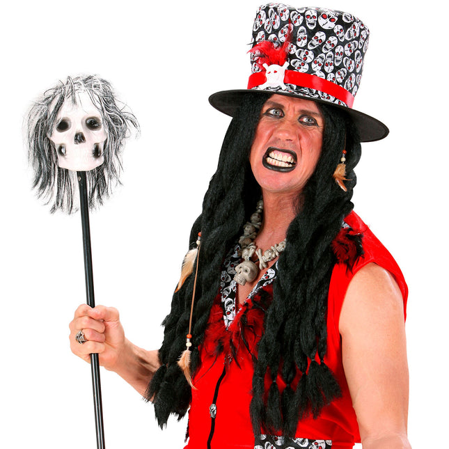 Peruka Voodoo na Halloween