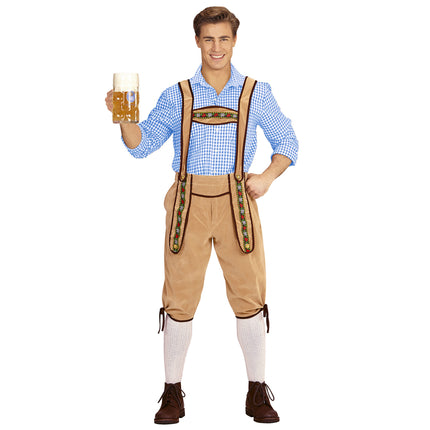 Lederhose Beige Men
