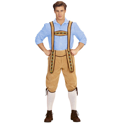 Lederhose Beige Men