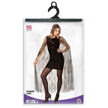 Pajęcza peleryna na Halloween 1,4 m