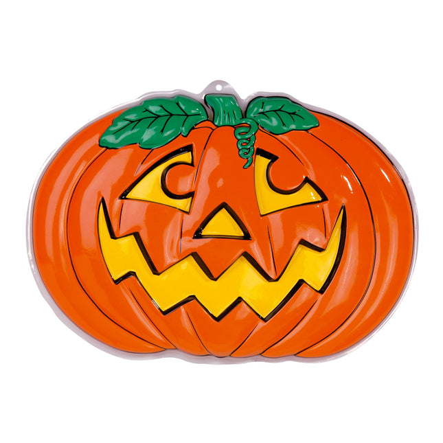 Halloweenowa dekoracja ścienna Dynia 56 cm