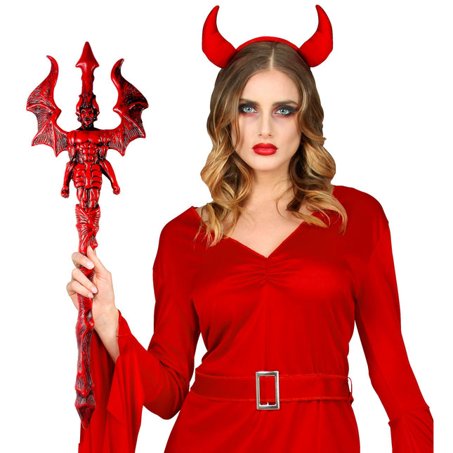 Halloween Trident Red Devil