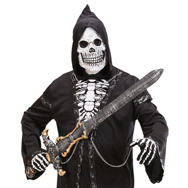 Fałszywy miecz na Halloween, srebrny