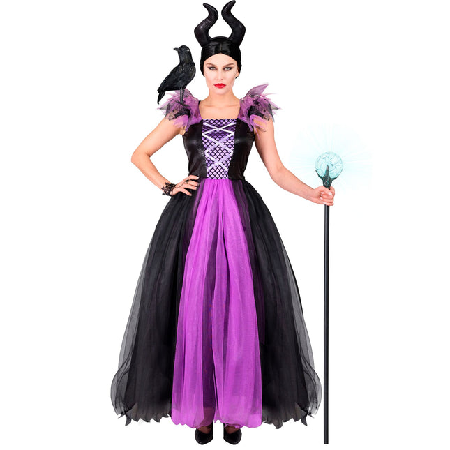 Sukienka na Halloween Black Purple Malefizia