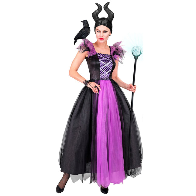 Sukienka na Halloween Black Purple Malefizia