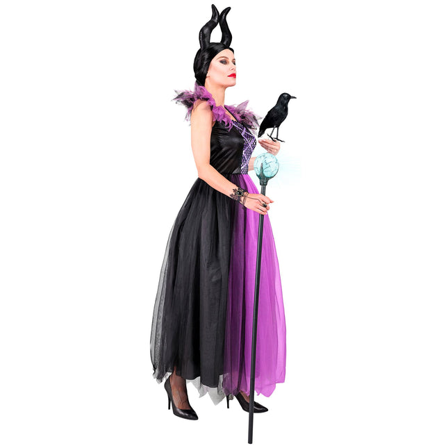 Sukienka na Halloween Black Purple Malefizia