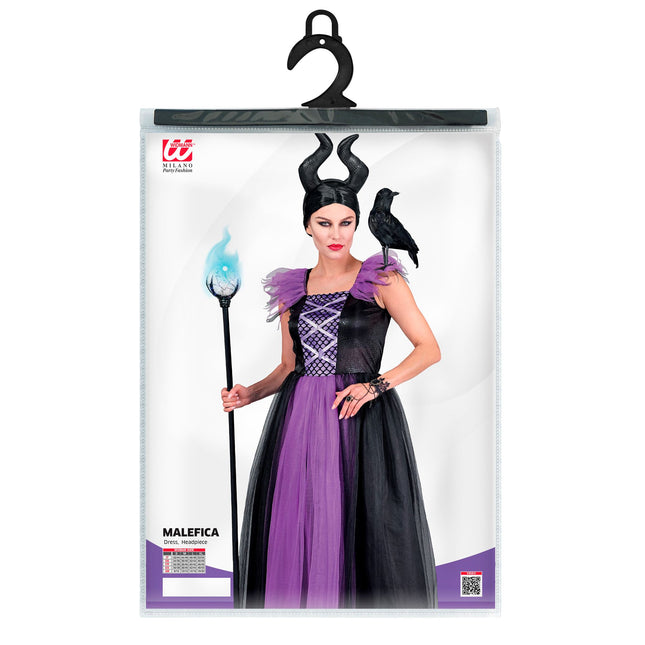 Sukienka na Halloween Black Purple Malefizia
