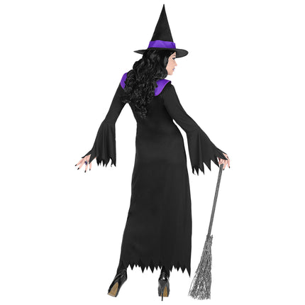 Sukienka na Halloween Black Purple Ladies Witch