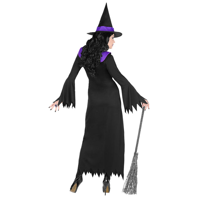 Sukienka na Halloween Black Purple Ladies Witch