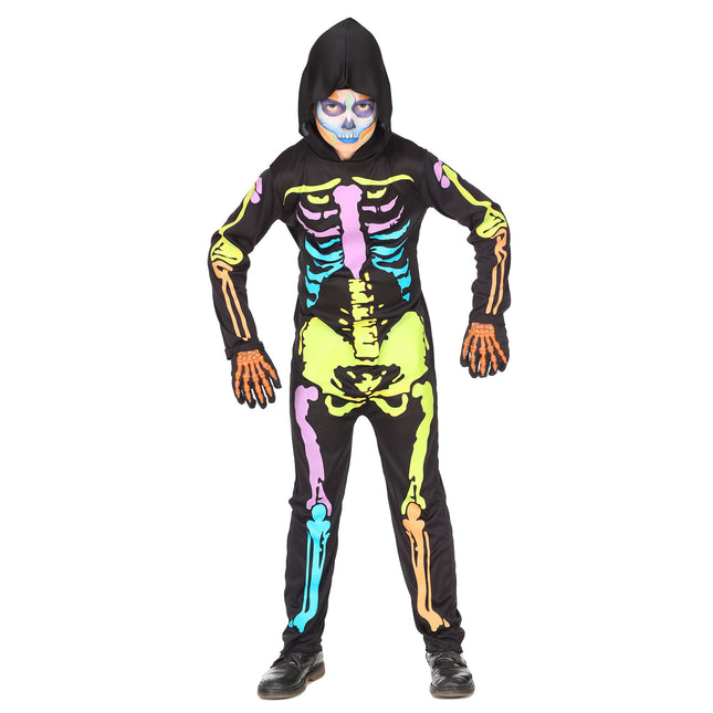 Kostium na Halloween Kolorowy szkielet dla dziecka