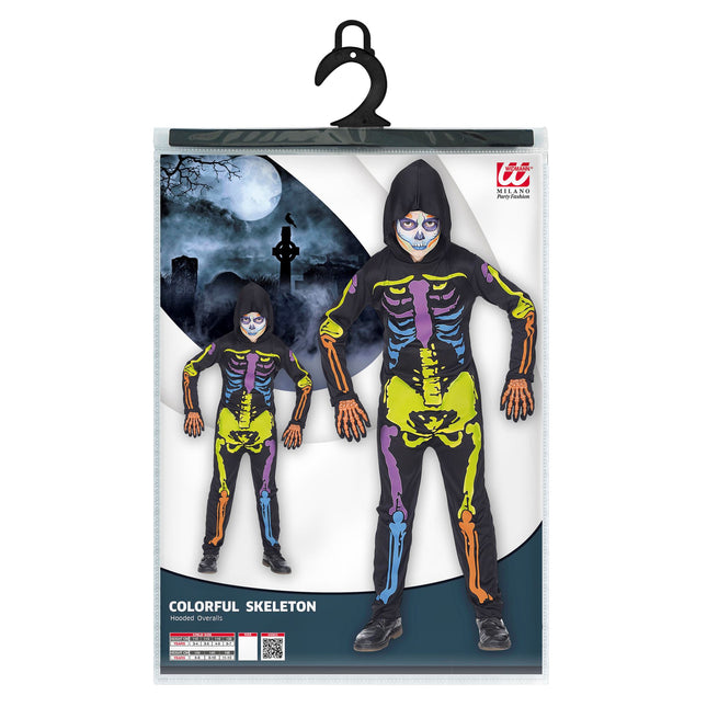 Kostium na Halloween Kolorowy szkielet dla dziecka