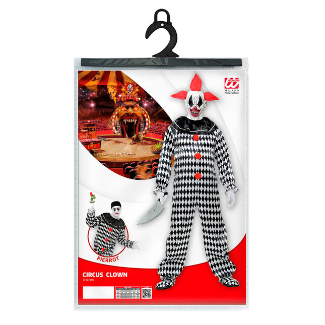 Kostium na Halloween Męski klaun cyrkowy