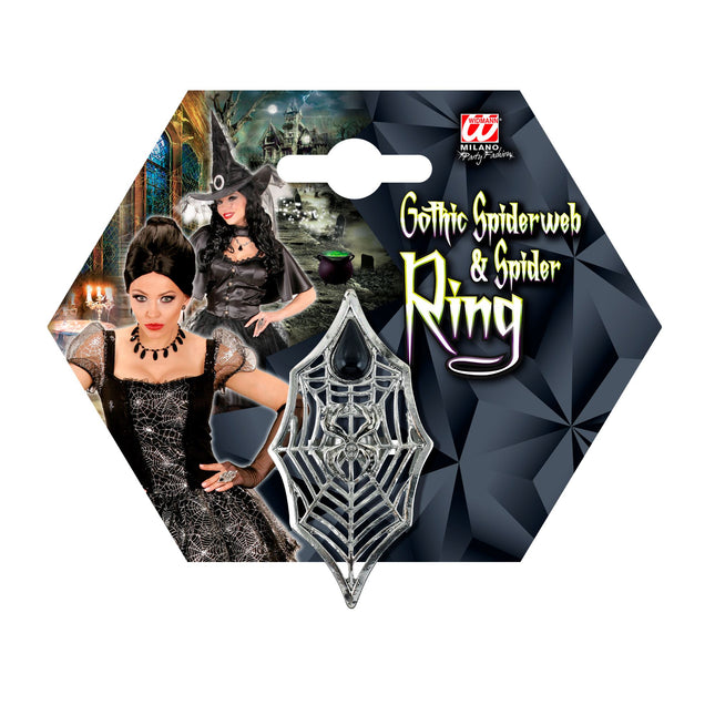 Pajęczy pierścień na Halloween