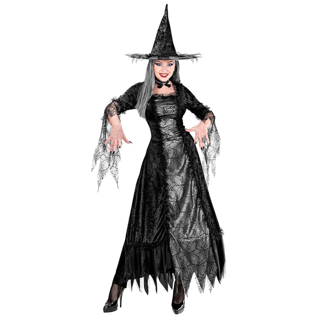 Sukienka damska na Halloween Witch Spider's Web
