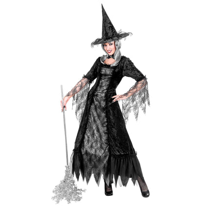 Sukienka damska na Halloween Witch Spider's Web