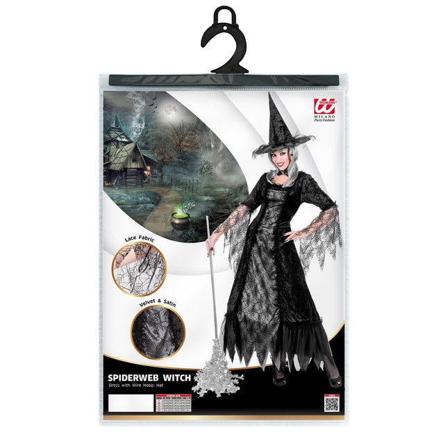 Sukienka damska na Halloween Witch Spider's Web