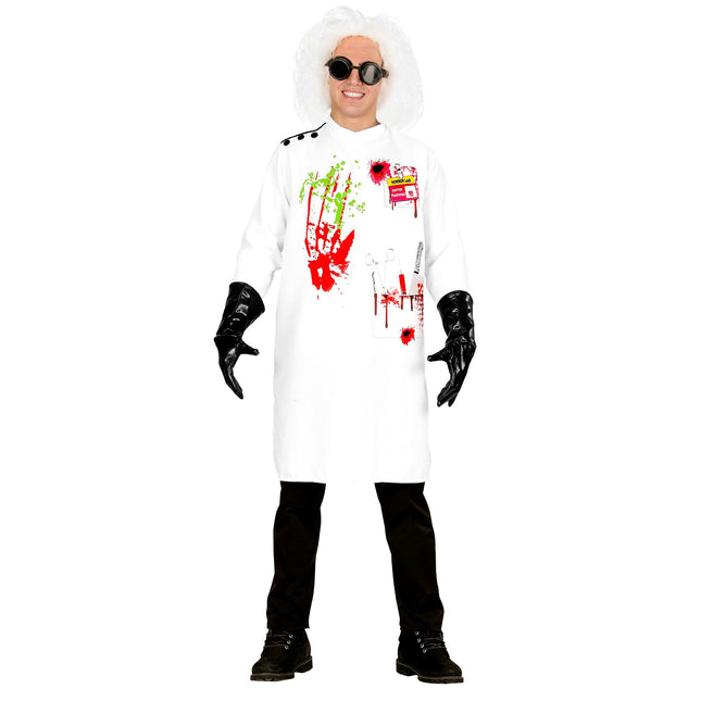Kostium na Halloween dla mężczyzny naukowca