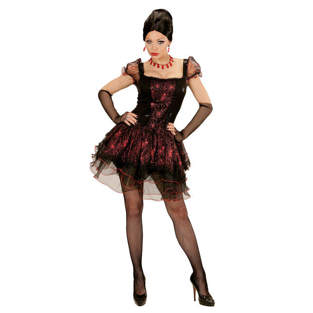 Sukienka na Halloween Black Red Ladies Vampire