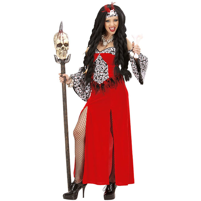 Halloweenowa sukienka damska kapłan