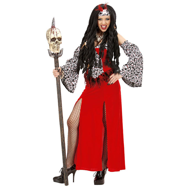 Halloweenowa sukienka damska kapłan