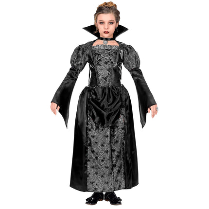 Sukienka na Halloween Czarna Dziewczyna Wampir